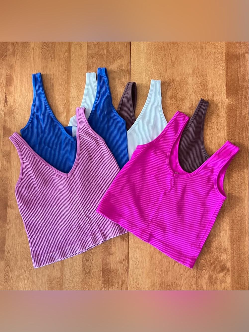 Seamless Ribbed Tank Top Bundle